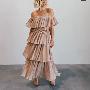 Baltic born Zara pleated dress